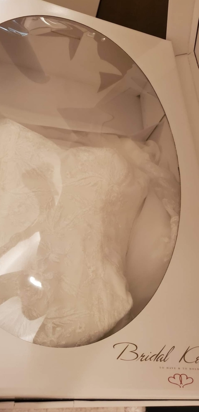 Ivory Designer Robert Bullock (RB) Aria Signature Wedding Dress, Size 2 - Picture 2 of 6